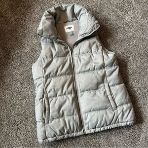 Old Navy Gray Puffer Vest